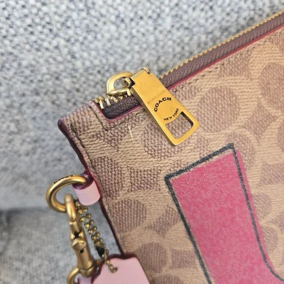 Coach Charlie Pouch In Signature Canvas - Picture 6 of 16